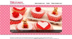 Desktop Screenshot of pate-sucre.com